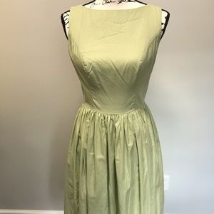 Hearts and Found Audrey Dress 1950s Green